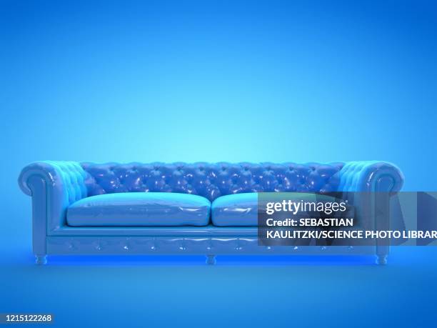 sofa, illustration - leather sofa stock illustrations