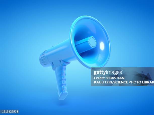 bildbanksillustrationer, clip art samt tecknat material och ikoner med megaphone, illustration - megafon
