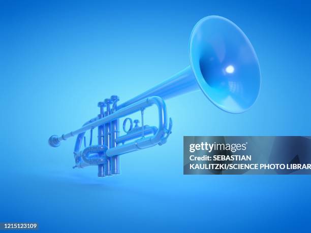 trumpet, illustration - classical-music-icon stock illustrations