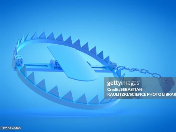 bear trap, illustration - bear trap stock illustrations