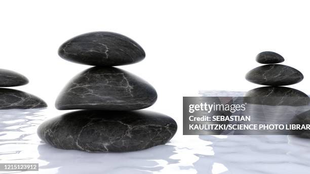 Zen Rocks Water High Res Illustrations - Getty Images