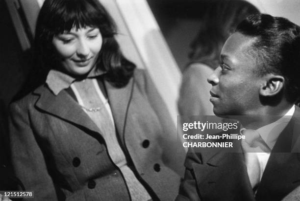 Juliette Greco And Miles Davis.