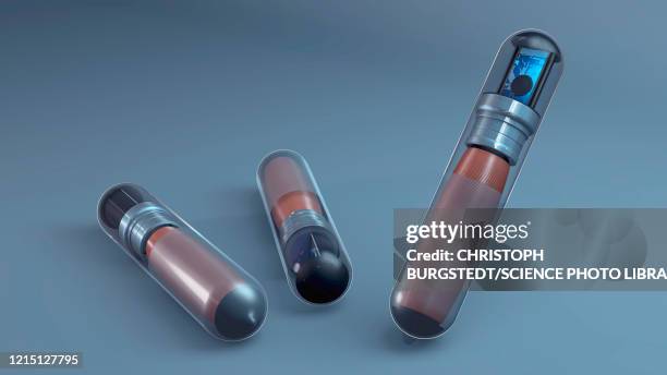 illustrations, cliparts, dessins animés et icônes de subdermal microchip implant, illustration - field of empty chairs