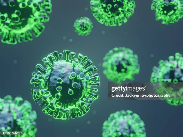 3d rendering,human coronavirus.coronavirus (ncov) or covid-19 - estafilococo fotografías e imágenes de stock