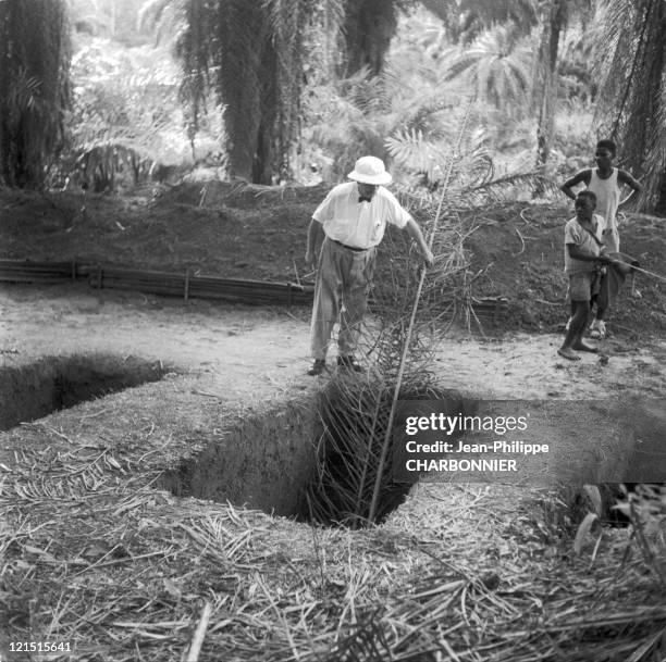 Albert Schweitzer in Lamarene in Gabon