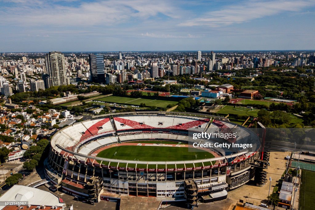 Empty Soccer Stadiums of Buenos Aires During Coronavirus Pandemic