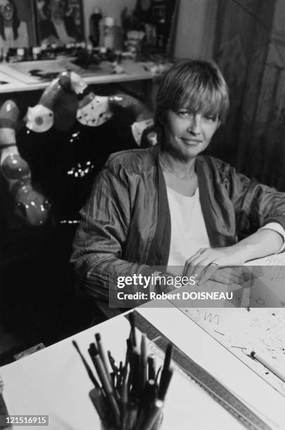 Claire Bretecher, French Caricaturist In 1983