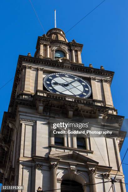 australia: melbourne - bourke street stock pictures, royalty-free photos & images