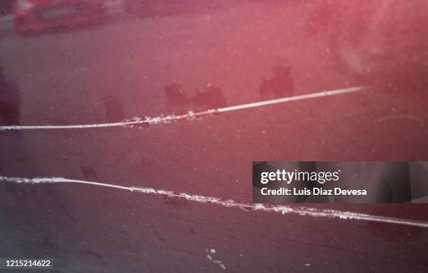 big scratches on a car - scratched car stock pictures, royalty-free photos & images