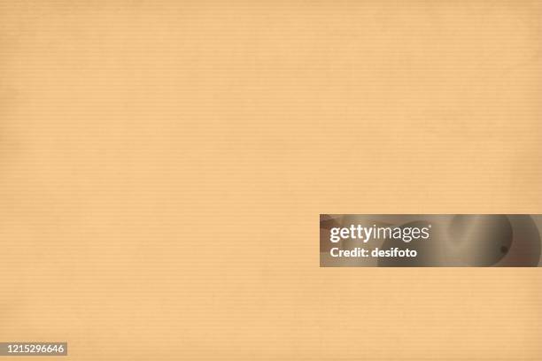 fawn farbigen hintergrund ähnlich strukturierte wellpappe papierblatt mit horizontalen streifen. - packpapier stock-grafiken, -clipart, -cartoons und -symbole
