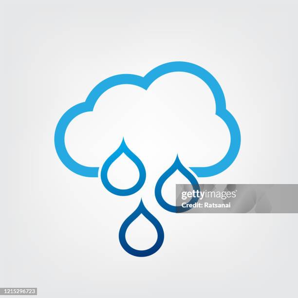 rainy - raining stock illustrations