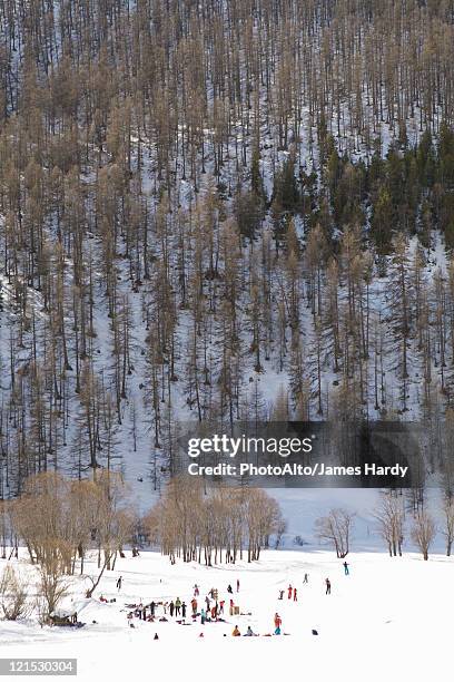 Skiers On Slope High-Res Stock Photo