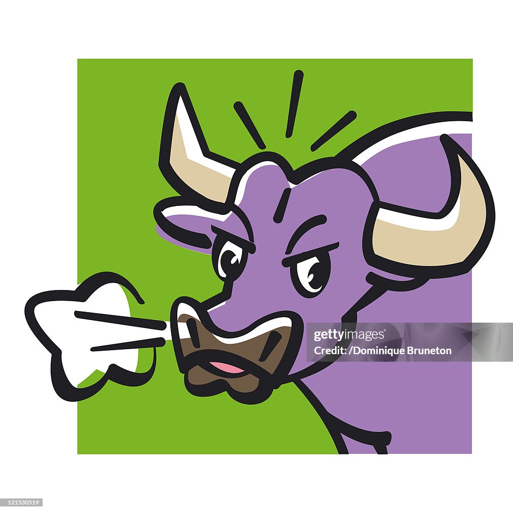 Taurus astrological sign, illustration