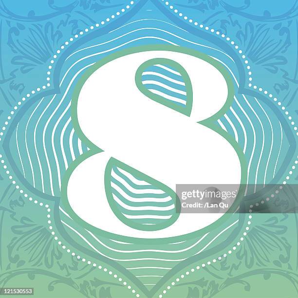 number 8 - numerology stock pictures, royalty-free photos & images