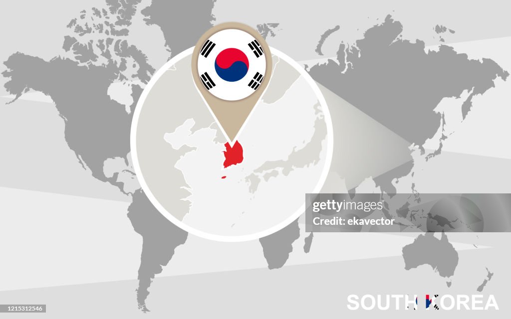 World Map With Magnified South Korea High Res Vector Graphic Getty Images world-map-with-magnified-south-korea-high-res-vector-graphic-getty-images