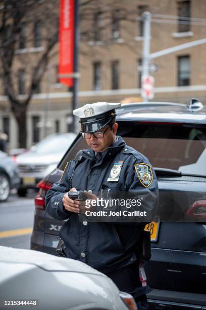 ニューヨーク市警察交通警察 - new york city police department ストックフォトと画像