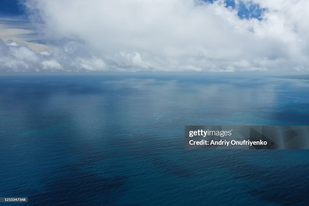 Sea view from clouds