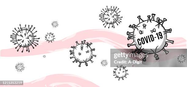 infectious disease coronavirus - kill bacteria stock illustrations