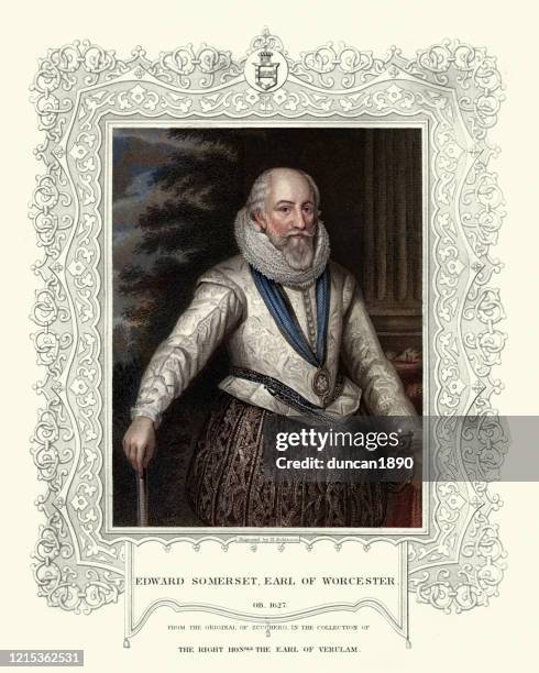 Edward Somerset 4th Earl Of Worcester Photos and Premium High Res
