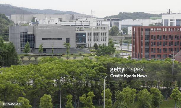 Photo taken May 20 shows the Wuhan Institute of Virology in the central China city of Wuhan, the first epicenter of the global coronavirus pandemic.