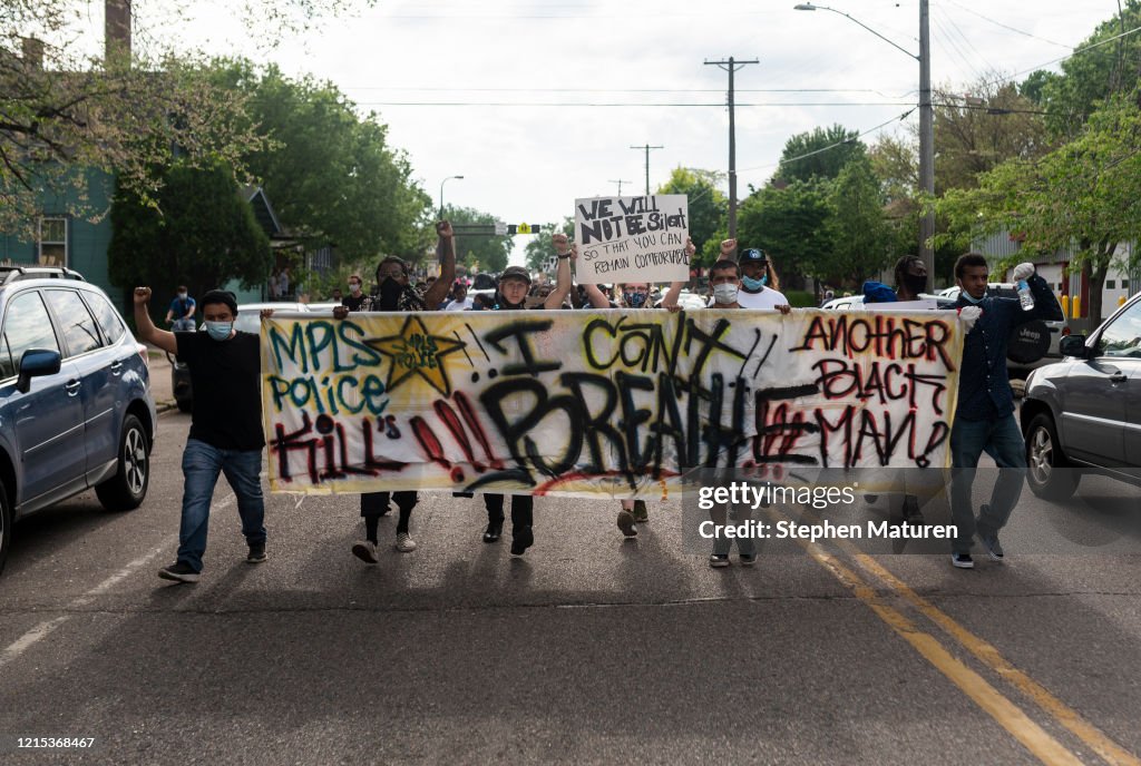 'I Can't Breathe' Protest Held After Man Dies In Police Custody In Minneapolis