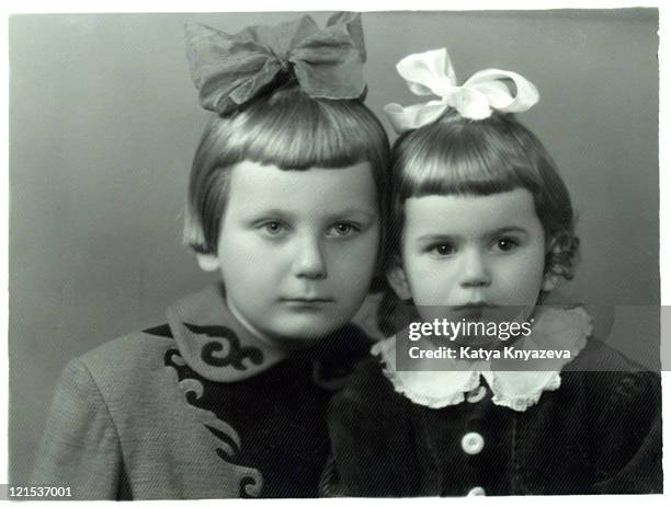 russian sisters - babygirl stock pictures, royalty-free photos & images