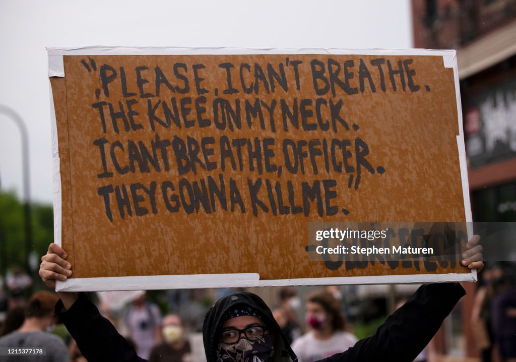 'I Can't Breathe' Protest Held After Man Dies In Police Custody In Minneapolis