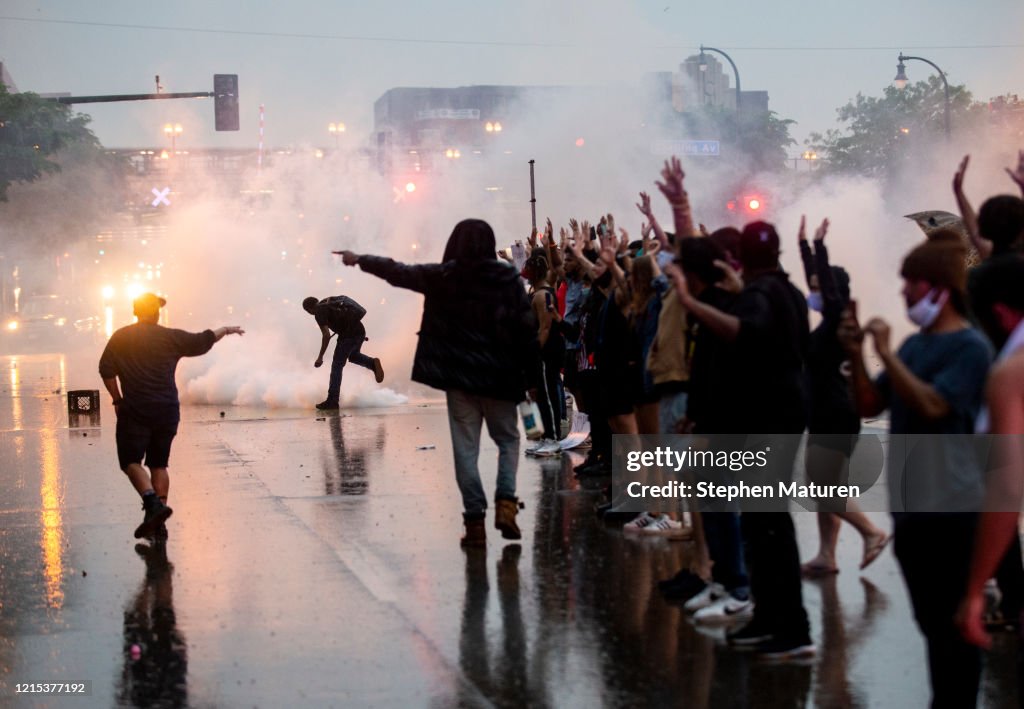 'I Can't Breathe' Protest Held After Man Dies In Police Custody In Minneapolis