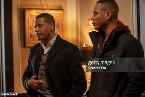 Terrence Howard and Trai Byers in the "We Got Us" series' 100th episode of EMPIRE airing Tuesday, April 7 on FOX.