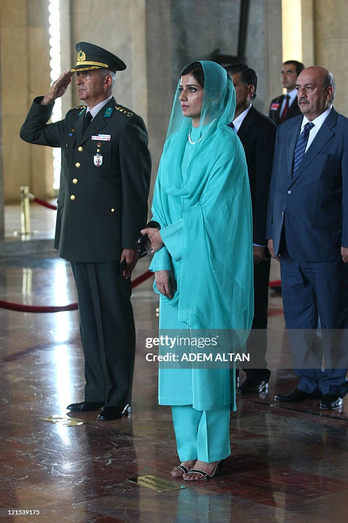 Pakistan Rabbani Pakistan's Foreign Minister Hina Rabbani Khar is flanked by... News ...