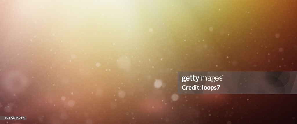 Light Beam, Bokeh and Dust