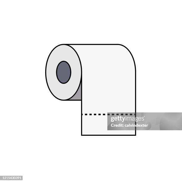 toilettenpapier-symbol-design - bad news stock-grafiken, -clipart, -cartoons und -symbole