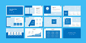 Minimal slides presentation background template. business presentation template