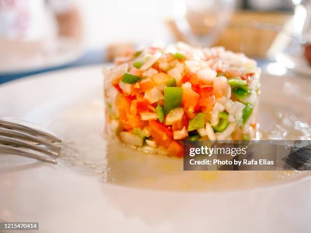 vegetable tartar - red pepper stock pictures, royalty-free photos & images