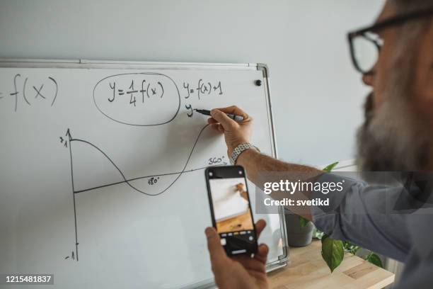 teaching students during isolation period - algebra stock pictures, royalty-free photos & images