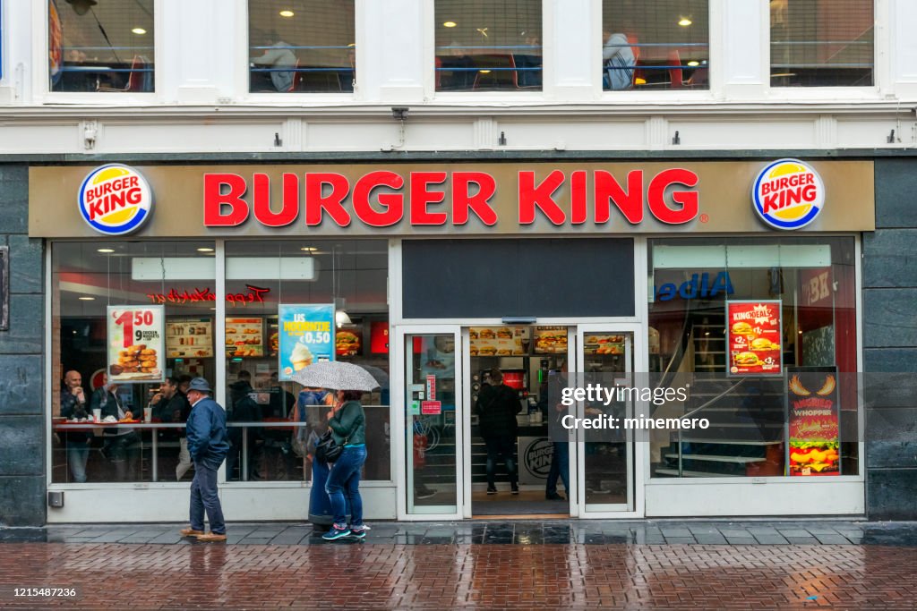 Burger King restaurant in Amsterdam