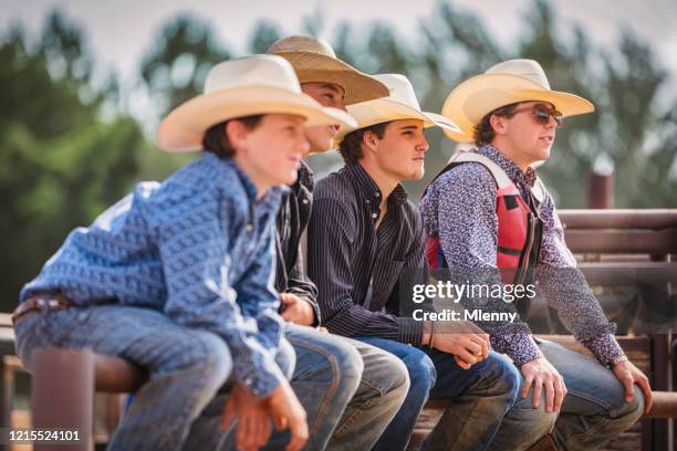 Watching Rodeo 4,571 Young Cowboys Hanging Out Stock Photos, High-Res Pictures, and ...