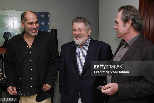 Guillermo Arriaga, Walter Hill, and Tommy Lee Jones