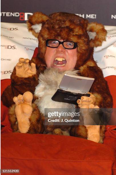 The Bo' Selecta! Bedtime Bear launches the Nintendo DS at Virgin Megastore