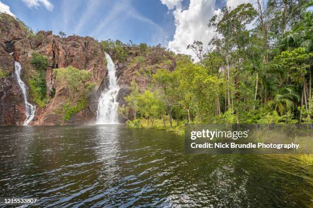 wangi falls, litchfield national park, northern territory, australia - rainy season stock pictures, royalty-free photos & images