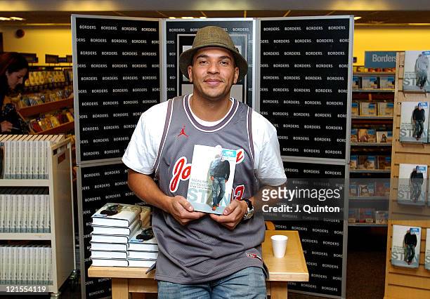 Stan Collymore during Stan Collymore Signs Copies of "Tackling My Demons" at Borders Book Shop in London, Great Britain.