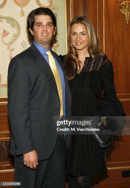 Donald Trump Jr and Vanessa Trump during 18th Annual Women of the Year Luncheon at The Pierre in New York City, New York, United States.