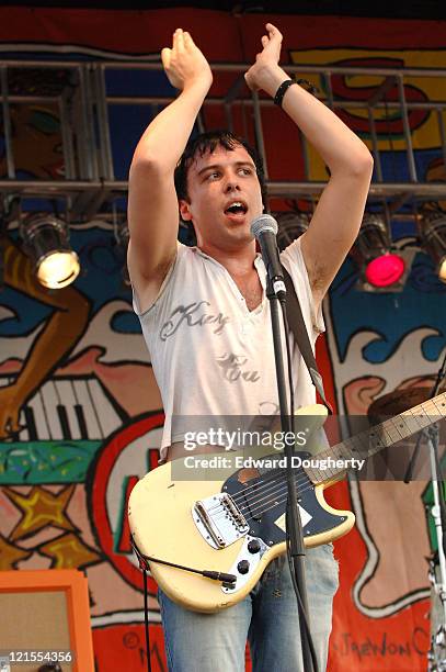 The Cribs during 6th Annual Village Voice Siren Music Festival at Coney Island in Brooklyn, New York, United States.