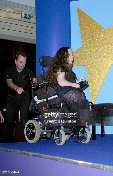 Leanne Beetham during Champion Children of the Year 2004 at The Millennium Club in London, Great Britain.