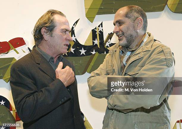 Tommy Lee Jones and Guillermo Arriaga during The 9th Annual SCAD Savannah Film Festival "Porch Talk" with Guillermo Arriaga and Tommy Lee Jones -...