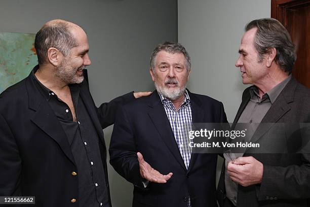 Guillermo Arriaga, Walter Hill, and Tommy Lee Jones