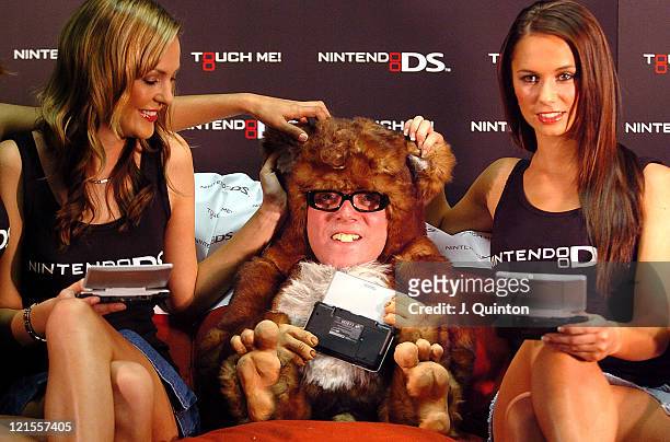The Bo' Selecta! Bedtime Bear launches the Nintendo DS at Virgin Megastore