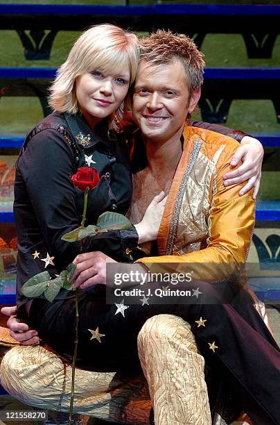 Suzanne Shaw and Darren Day during Suzanne Shaw and Darren Day Star in "Joseph and the Amazing Technicolor Dreamcoat" - Photocall at New London...