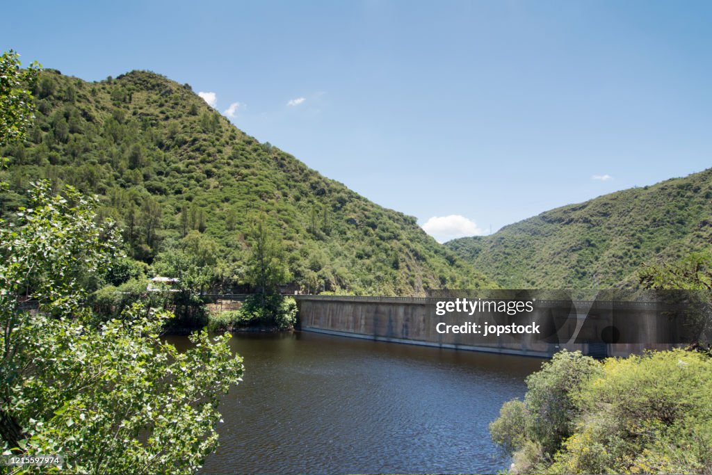 San Roque Dam in Villa Carlos Paz, Cordoba