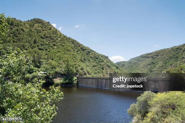 san roque dam in villa carlos paz, cordoba - cordoba argentina stock-fotos und bilder